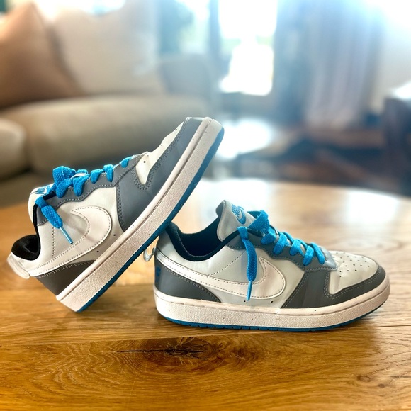 Nike Kids Sneakers, ⚡️Electric Blue and Gray - Picture 4 of 7